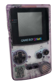 [Pre-Owned] Retro Game Consoles: Nintendo Game Boy Color (Clear/Purple) - Sweets and Geeks