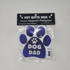 Paw Magnets - Fun Colored Paws: (Dog Dad)
