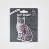 Silver Tabby, Vinyl Sticker