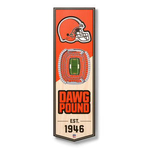 Cleveland Browns 3D StadiumView Banner - Sweets and Geeks