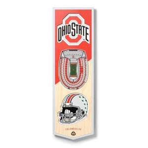 Ohio State Buckeyes 3D StadiumView Banner - Sweets and Geeks