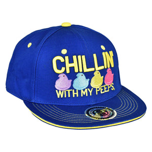 Chillin' With My Peeps Snapback Hat - Sweets and Geeks