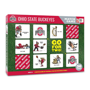 Ohio State Buckeyes Memory Match Game - Sweets and Geeks