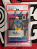 2022 PANINI CLEARLY DONRUSS #66 ISAIAH SPILLER AUTOGRAPH-PINK (Graded PSA 10)