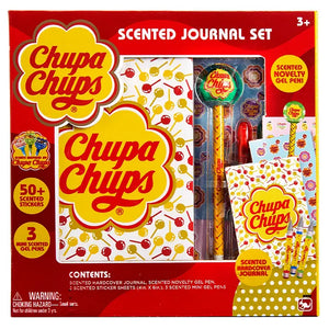 Chupa Chups Scented Journal and Bobble Head Pen Set - Sweets and Geeks