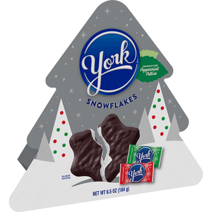 York Peppermint Patties Snowflakes Gift Box 6.5oz - Sweets and Geeks