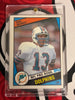 1984 Topps Dan Marino Rookie Card #123 – NFL Hall of Famer – Miami Dolphins