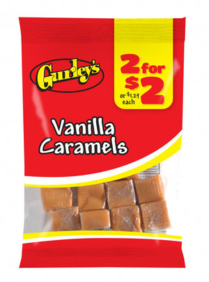 Gurley's Vanilla Caramels 2.5oz - Sweets and Geeks