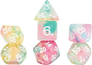 RPG Dice Set (7): Sherbet - Sweets and Geeks