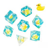 Handmade Ducks Dice 7-Die Set