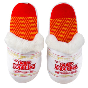 Cup Noodles Fuzzy Slides - Medium - Sweets and Geeks