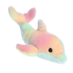 Mini Flopsie - 8" Rainbow Dolphin Plush - Sweets and Geeks