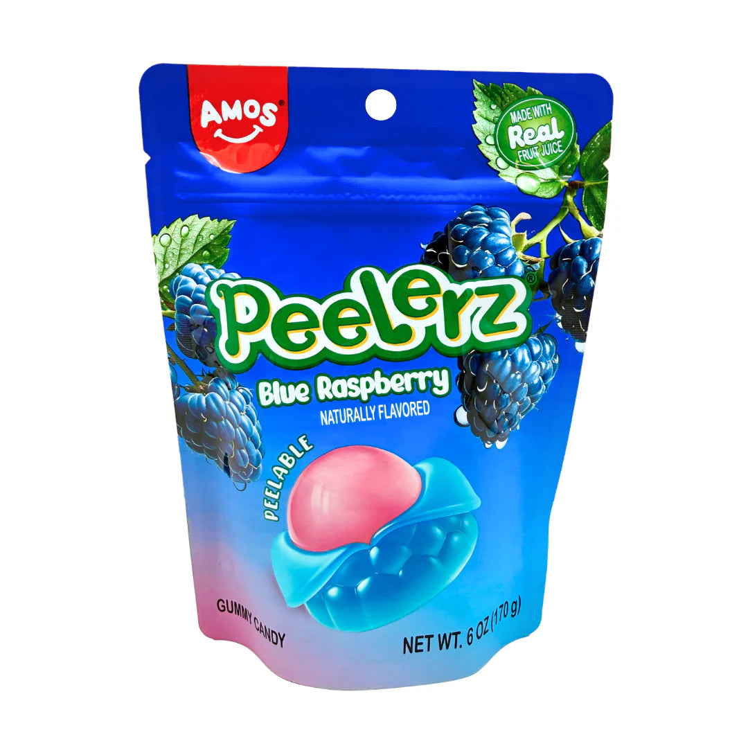 Peelerz Gummy Blue Raspberry 6oz Peg Bag – Sweets and Geeks