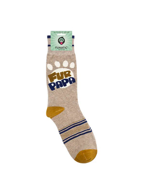 Fur Papa Dog Cat Socks - Sweets and Geeks