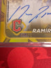 2024 Topps Chrome Gilded José Ramírez Autograph #CGA-JRA Yellow/Gold /75 (01/75)