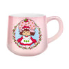 Strawberry Shortcake Pearlescent 18oz Tapered Pottery Mug
