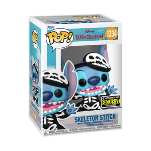 Funko Pop! Disney: Lilo & Stitch - Skeleton Stitch (Entertainment Earth Exclusive) #1234 - Sweets and Geeks