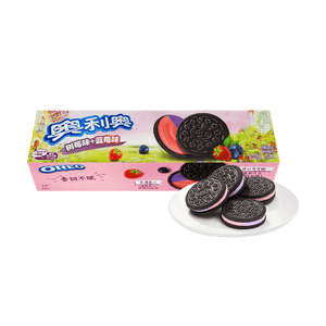 Oreo Blueberry & Raspberry Cream 3.42oz - Sweets and Geeks