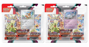 Scarlet & Violet Obsidian Flames 3 Pack Blister (Pre-Sell 8-7-23) - Sweets and Geeks
