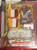 2025 Topps Resurgence Football #IPA-LMC Luke McCaffrey Ignite 3-Color RPA /50 (47/50)