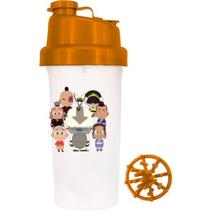 Avatar the Airbender Chibi Characters Shaker Bottle - Sweets and Geeks