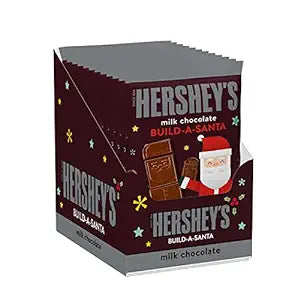 Hershey's Build-A-Santa Chocolate Bar 4oz - Sweets and Geeks