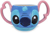 Lilo & Stitch Smiley Face Ceramic 3D Sculpted Mug