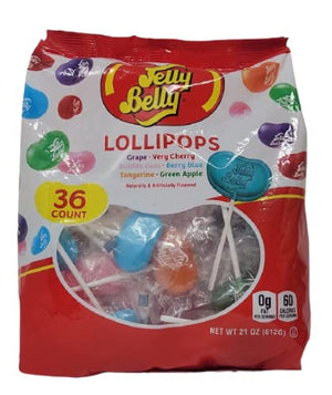Jelly Belly Lollipops 21oz Laydown Bag - Sweets and Geeks