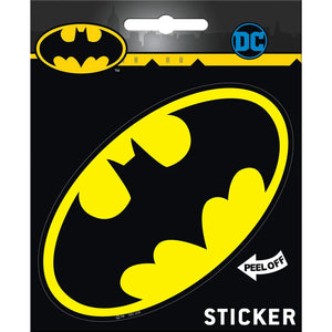 Batman Logo Oval Sticker - Sweets and Geeks