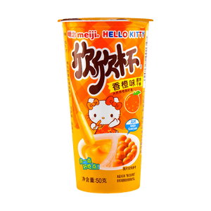 Meiji's Hello Kitty Yan Yan Dipping Biscuits- Orange 50g - Sweets and Geeks