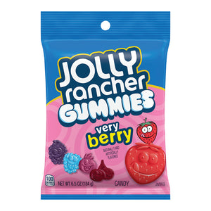 Jolly Rancher Gummies Very Berry Peg Bag 6.5oz - Sweets and Geeks