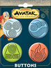 Avatar the Last Airbender - 4 Button Set