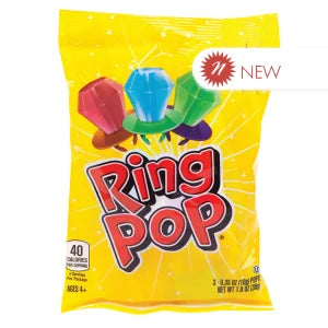 Ring Pop Peg Bag 1oz - Sweets and Geeks