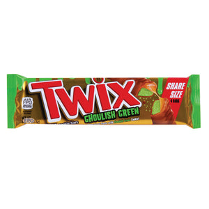 Twix Ghoulish Green Share Size 2.7oz - Sweets and Geeks