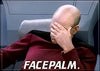 Star Trek Face Palm Magnet