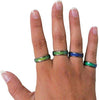 Kids Emotion Mood Band Rings w/Sayings