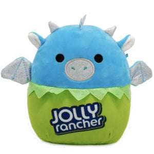 Squishmallows 7'' Landis The Jolly Rancher Blue Dragon Plush - Sweets and Geeks