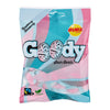 BUBS Godis Sour Raspberry & Blueberry Ovals Candy - 90g Peg Bag (SNG12)