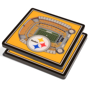 Pittsburgh Steelers Stadium 3D Coaster Set - Sweets and Geeks