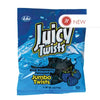 Juicy Twists Blue Raspberry Jumbo Twists - 4oz Peg Bag (SNG12)
