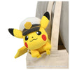 Captain Pikachu (w/ Clips) Pokémon 6" Plush