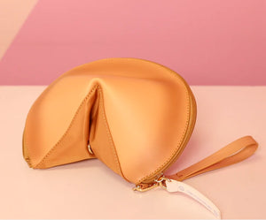 Fortune Cookie Clutch with Strap - Sweets and Geeks
