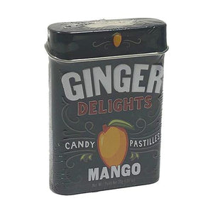 Ginger Delights Candy Pastilles- Mango 1oz - Sweets and Geeks