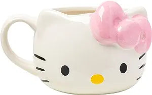 Hello Kitty 3D Shaped Mug – Pink Bow - Sweets and Geeks