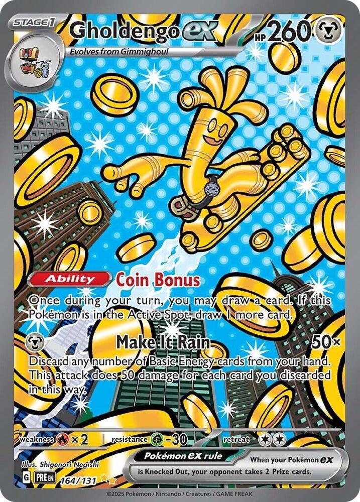Gholdengo ex (Special Illustration Rare) - 164/131 - Prismatic