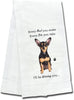 Chihuahua, Black - Towel
