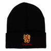 Harry Potter House Icon Black Knitted Beanies - Gryffindor - Sweets and Geeks