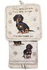 Dachshund Black - Oven Mitt Set