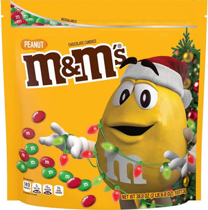 M&M's Xmas Peanuts 38oz - Sweets and Geeks