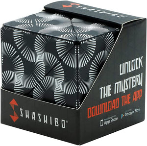 Shashibo Shape Shifting Cube - Black and White - Sweets and Geeks